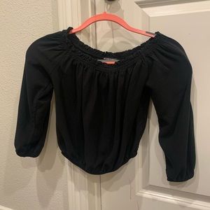 Off the shoulder long sleeve
